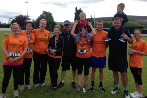 The 10k team photo